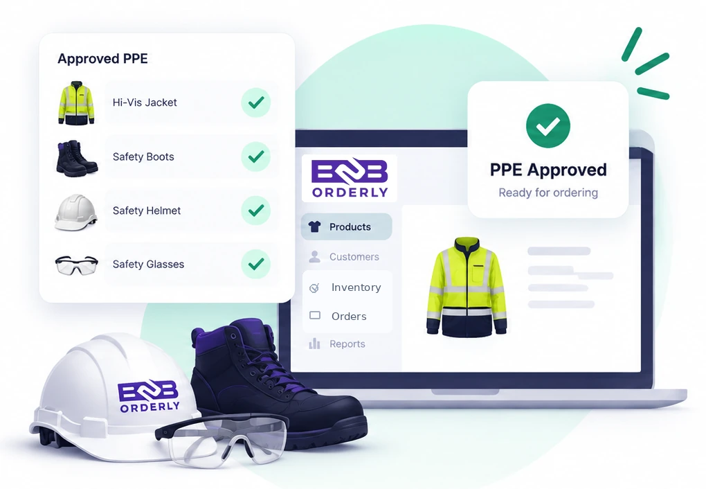 PPE ordering workflow for business customers