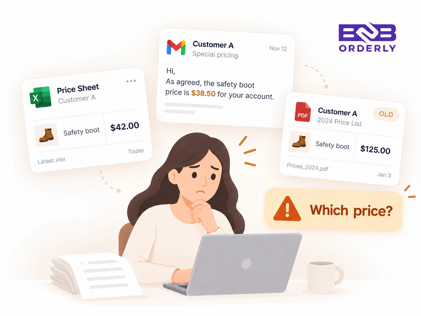 Conflicting price sheets creating customer-specific pricing challenges